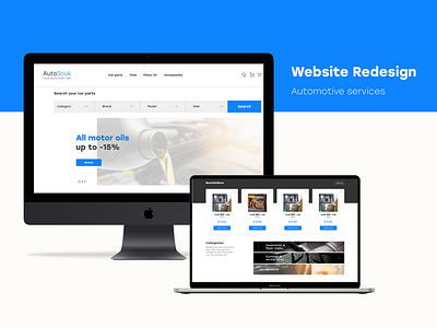 Website Redesign - Automotive Services branding design ui ui design uiux uiux case study ux ux design web design website design