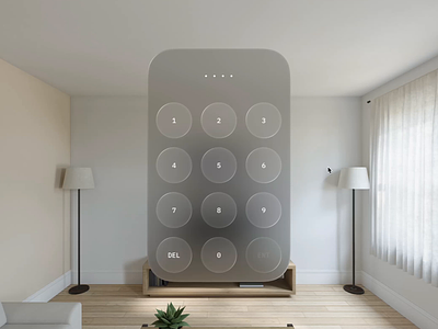 Keypad That Remembers buttons finger prints input interaction design keyboard keypad pin spatial computing spatial design swiftui typing ui visionos visionpro xcode