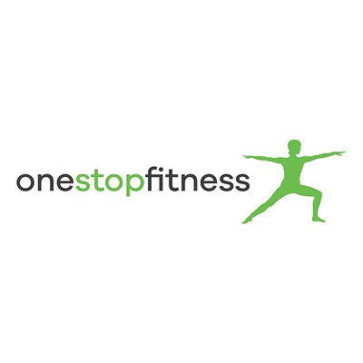 OneStopFitness (logo) branding graphic design illustrator logo vector