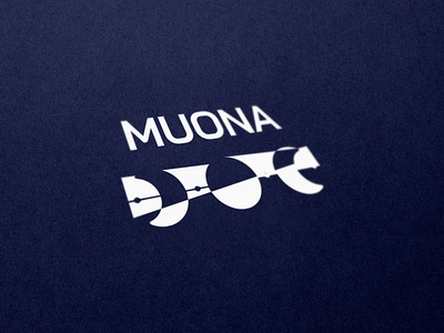 Logo concept MUONA concept design logo moon