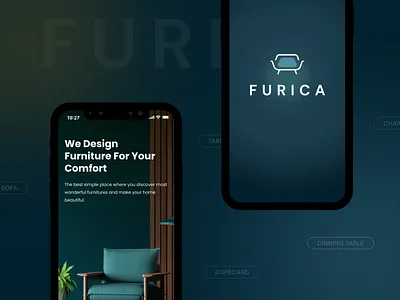 eCommerce App Design app design design app furica furniture furniture app home decor minimal design mobile app online shopping shopping shopping app sofa app table ui ui app ui design ux wooden funiture