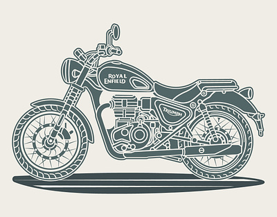 Motorcycle illustration. branding design digital art graphic design illustration illustrator logo logo design motorbike motorcycle motorcycle art motorcycle design motorcycle vector vector vector art vector drawing vintage