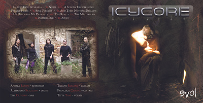 Icycore - Evol (album booklet) album booklet cover graphic design illustration music photoshop print design