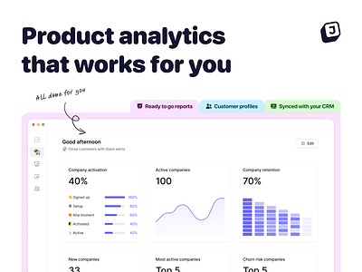 June on G2 🌟 analytics b2b branding crm customer data design g2 ireland june logo product profile report review saas sync ui ux