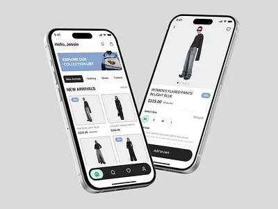 VINTAGE SHOP - APP UI 3d animation app clothes color graphic design illustration logo motion graphics shop ui ux