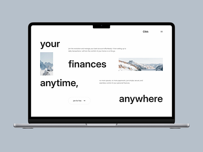 Online Bank Website Design bank design finance landing page ui web design website design