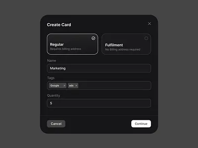 Create Card 💳 animation app branding design figma mobile ui ux