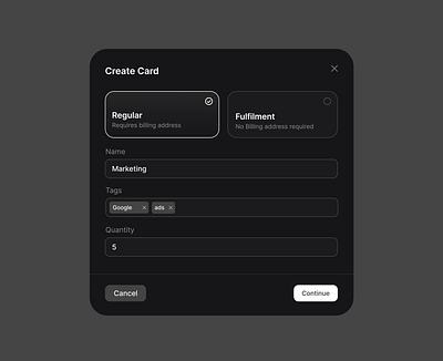 Create Card 💳 animation app branding design figma mobile ui ux