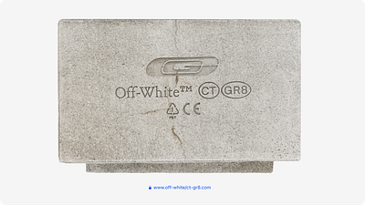 Off-White CT-GR8 3d animation branding graphic design logo motion graphics ui