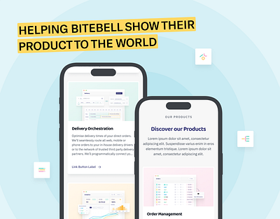 Helping BiteBell show their product to the world marketing marketing website motion graphics ui ui ux ux web design website