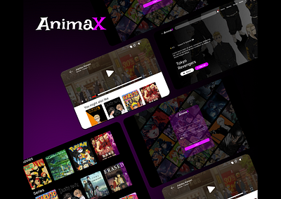 ANIMAX | Watch any anime anytime. ui uiux website