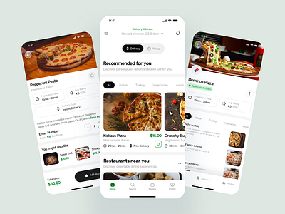 Food App appuiinspiration branding creative ui dribbble shot food app food app concept food delivery app food discovery food tech graphic design hungry for design interactive ui mobile app design mobile app inpiration mobile ui product design ui uiux design user experiene visual design