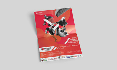 eXtreme Challenge Advertising Materials ad advertising apparel banner brand design branding design graphic design merch poster poster design sport sports design