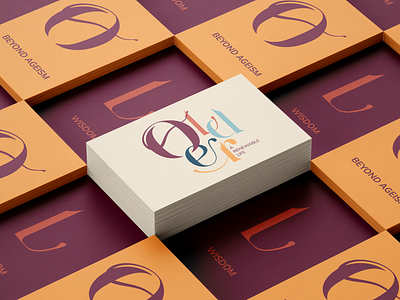 Designing Older A Renewable Life - a conversational card game branding card game graphic design logo print design