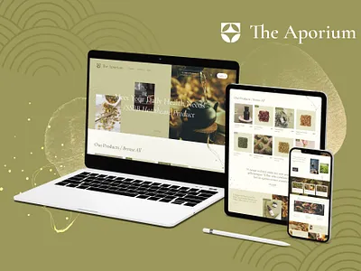 Aporium Herbs - Primeum website herbs website design wordpress website builder