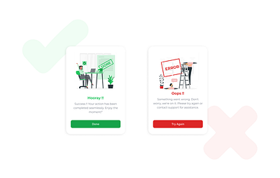 Flash Message | Daily UI Challenge 100dayuichallenge dailyui error figma flash message success ui design ux