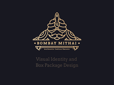 Visual Identity & Box Package Design - Bombay Mithai 3d 3d design adobe box packaging brand identity branding graphic design logo logo design luxury brading modern logo package designig sweet box visual visual identity