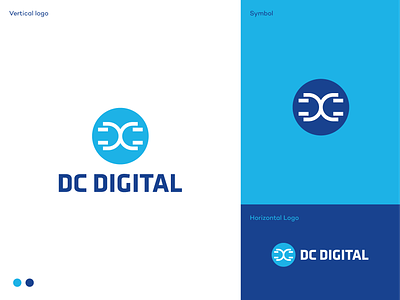 DC Digital logo branding digital digital platform distribution independent logo logodesign logodesigner music logo record label spotify symbol worldwide