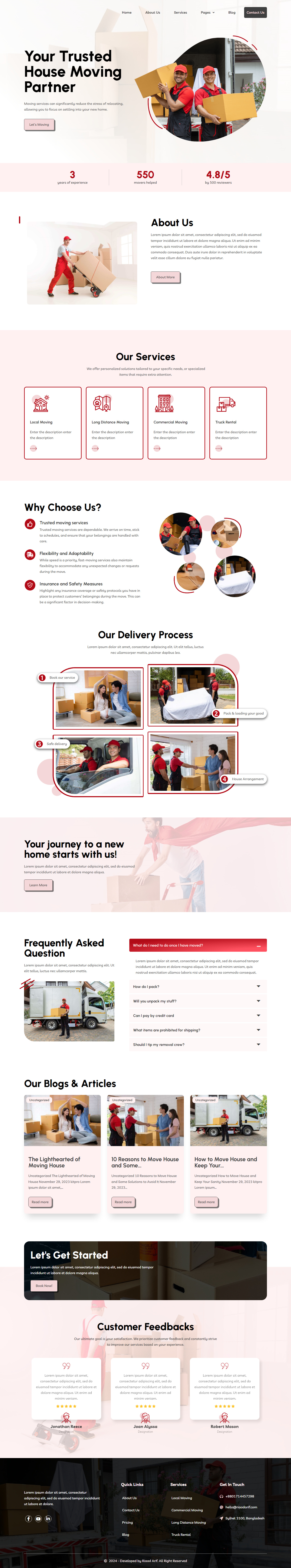 Moving Service | Local Movers | Transportation Website commercial moving website design elementor pro elementor website graphic design home packing website house moving website local movers website logistics website movers website moving service website moving website packing services website responsive website storage services website transportation website ui website design wordpress wordpress website