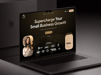 J.Galt - Grow your business landing page branding business grow business web design logo ui uidesign ux web design webflow website website design