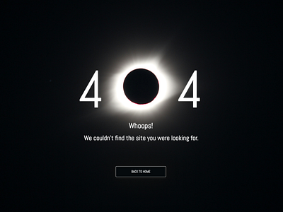 Daily ui challenge :404 Error Page dailyuxui design