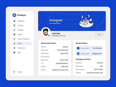 Daily UI/UX 5: User Profile account dailyui design profile ui user profile ux web design website