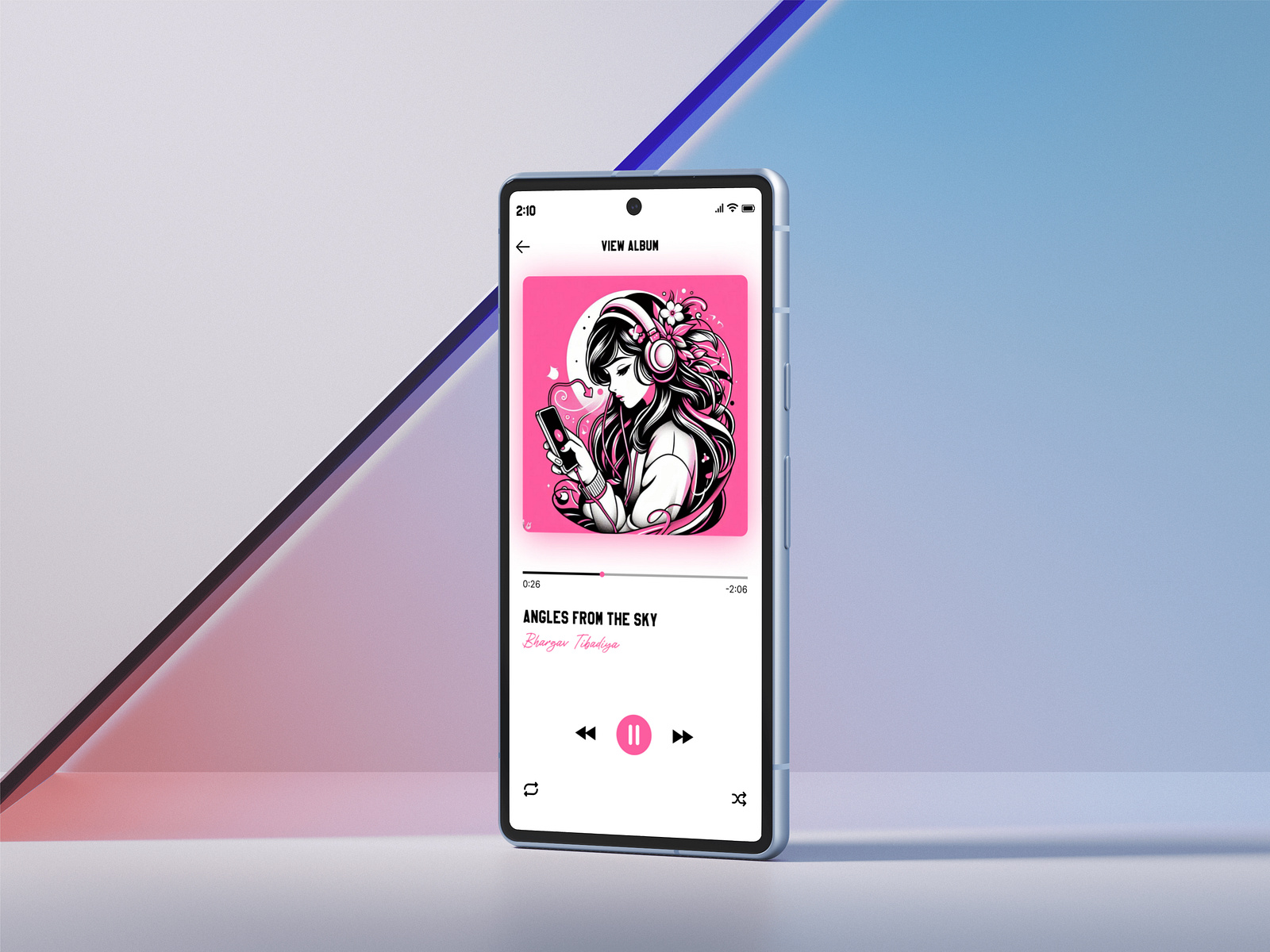 Music Player App User Interface UI Design by Bhargav Tibadiya on Dribbble