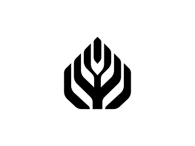 Minimal Trees Logo brand branding illustration logo logos treelogo trees treeslogo