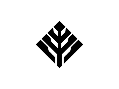 Diamond Trees Logo brand branding illustration logo logos tree treelogo