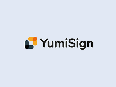 YumiSign - Logo Animation animation brand design branding esignature logo logotype motion design nunito signature visual identity yumisign