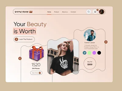 Trend Shop animation branding graphic design logo ui