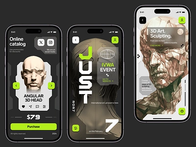 3D Sculpting - Mobile App Concept uitutorial