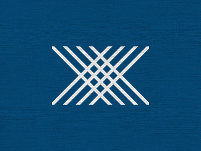 Logo Design - Acadian Textiles art direction branding fabric logo graphic design line logo lines lines logo logo logo design overlap textile textile logo woven woven logo x brand x logo