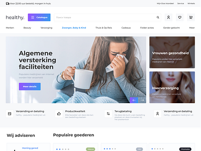 helthy. - UI design flat ui ux web