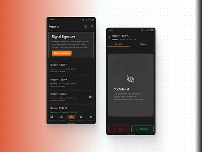 Lab report management app branding button cta darkmode darktheme figma gradient graphic design logo ui
