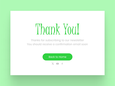 Thank You branding dailyui design graphic design illustration ui ux