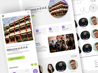 School Website UI design figma ui ui8 uidesign ux uxdesign uxui web website