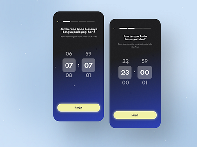 User Analysis Screen - Sleep Tracker - Daily UI 024 app dashboard design intern internship job loading menu ready ui ux website work