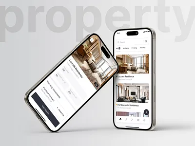 Property Management - Mobile app app design application design figma mobile app ui uiux user experience user interface ux web web design