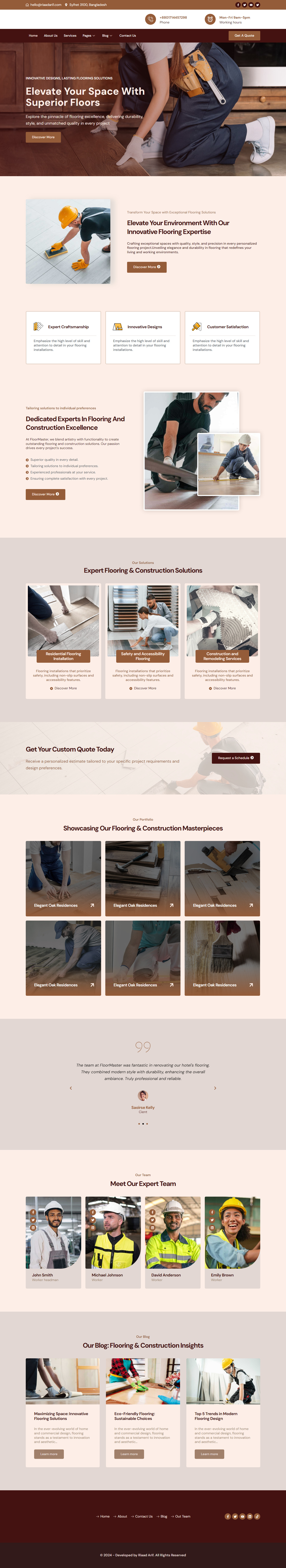 Flooring Website Design | Interior Design Website carpenter website contractor website design duralux flooring website elementor expert elementor pro elementor website flooring website design free interior design website interior design website riaad arif service website ui web design web development website design wordpress wordpress elementor wordpress landing wordpress website