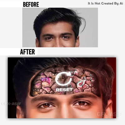 YouTube Thumbnail Design before and After before and after edit graphic design manipulation thumbnail thumbnail design youtube