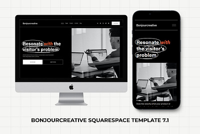 Creative Squarespace 7.1 agency black creative creative squarespace 7.1 design squarespace templates ui ux web webdesign website