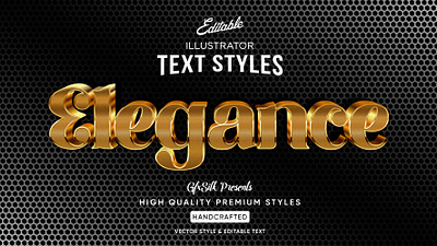 Granulated golden text, Fully editable & Scalable. golden golden text effect after effects hd logo text vector