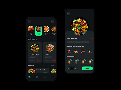 Restaurant Menu App Design app design menu ui ux