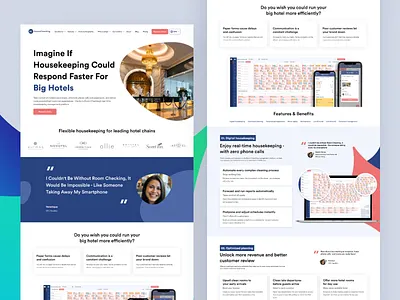 Hotel Solution - Housekeeping for big hotels animation big hotels creative design creative web design digital housekeeping graphic design hotel inspection hotel web housekeeping housekeeping app housekeeping web inspection app inspection web maintenance maintenance app testimonial ui ux web header web inner page web ui