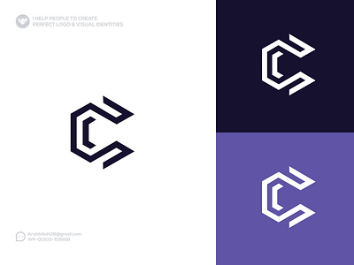 Modern Stuning C letter Logo Design branding graphic design logo