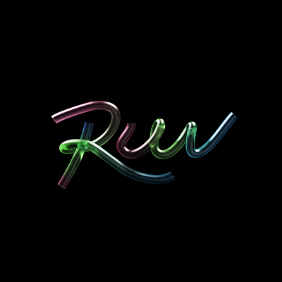 RUN 3d animation colors graphic design motion graphics type ui