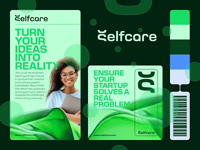 Selfcare - A Stratup Brand Identity Design abstrcat design brand guidlines brand identity brand mark branding design graphic design logo moder branding stratup