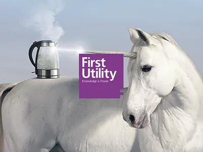 Landing Page & Social Assets advert blue brand branding landing page print ui unicorn ux web