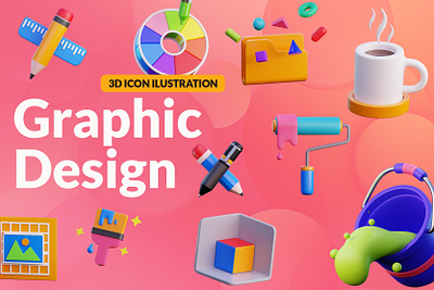 Graphic Design 3d 3d icon 3dart branding desain design graphic design illustration logo ui vector